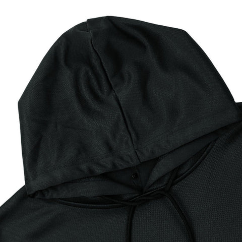 RL  High Density Embroidered Logo Black Terrific Hoodie